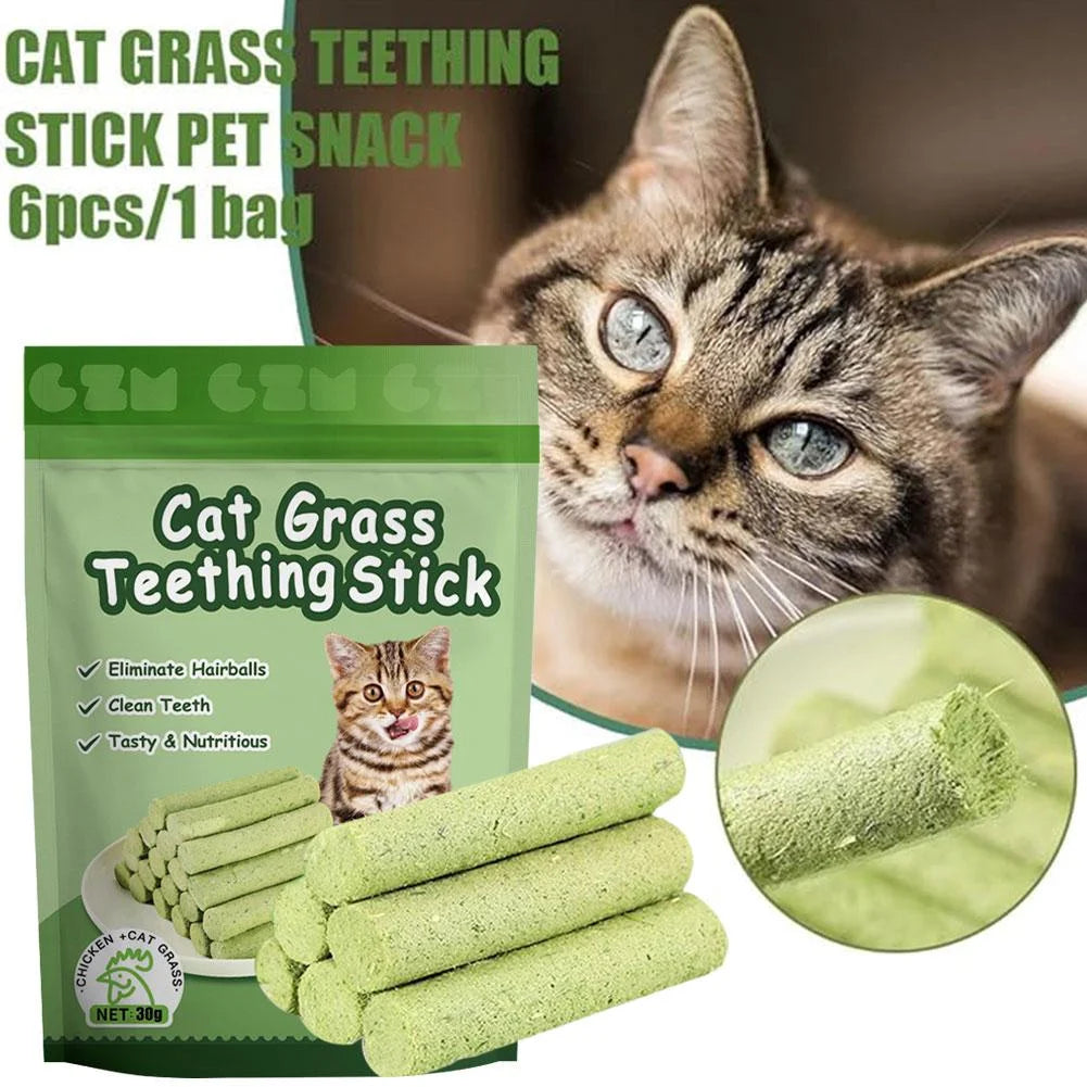 Cats’ Favorite Grass Teething Stick